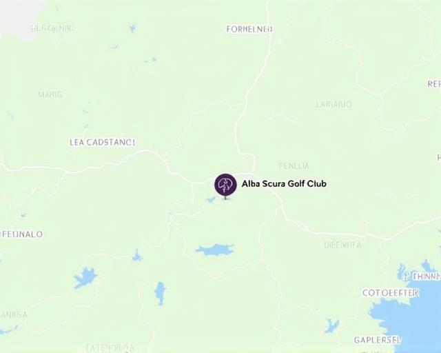 Mappa che indica la posizione di Alba Scura vicino a Firenze